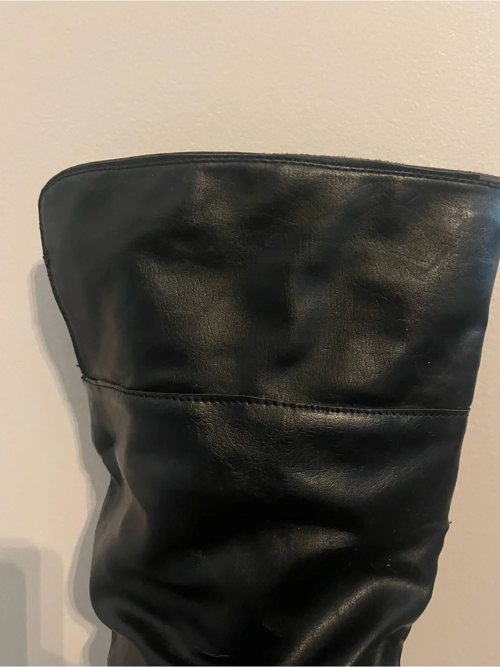 Black Knee-High Boots Size 7.5